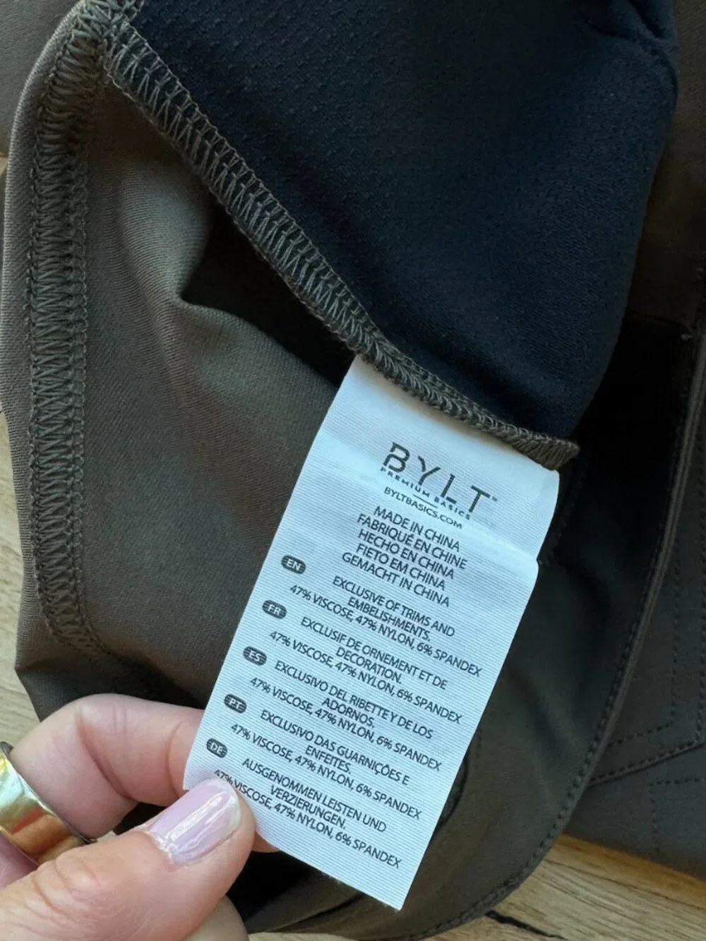 BYLT Basics Everyday Short Fawn